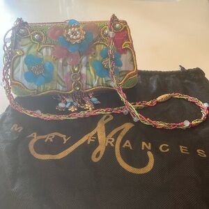 Mary Frances bright and colorful beaded bag.